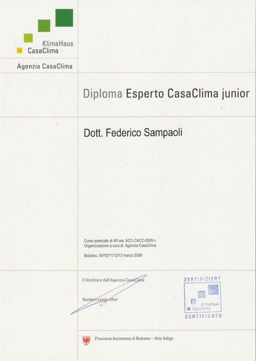 espertocasaclima certificato1 500x703 Il mio principio