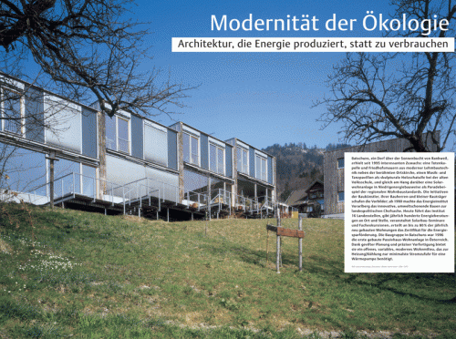 modernit&agrave; dell'ecologia