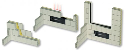 eco sil block posa 500x202 Isolamento acustico dei fori di ventilazione della cucina