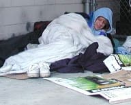 homeless Non voglio vivere in una casa di polistirolo